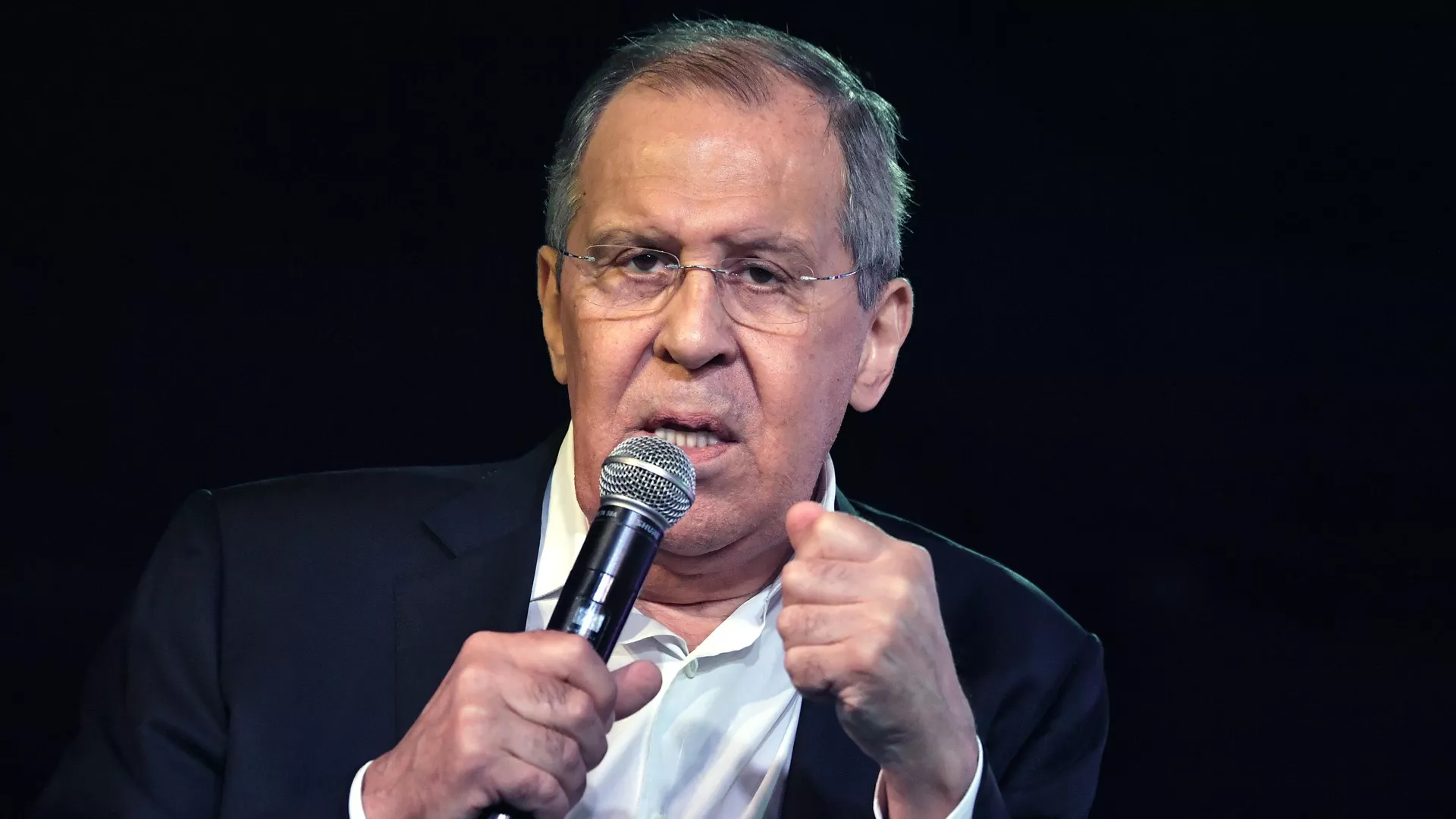 El ministro de Exteriores ruso, Serguéi Lavrov, en el foro Tavrida, ciudad de Sudak, el 12 de agosto de 2021