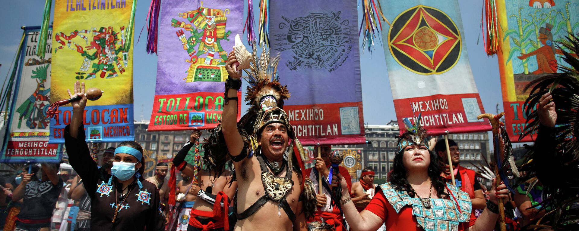 México conmemora los 500 años de la caída de Tenochtitlán México conmemora los 500 años de la caída de Tenochtitlán - Sputnik Mundo, 1920, 13.08.2021