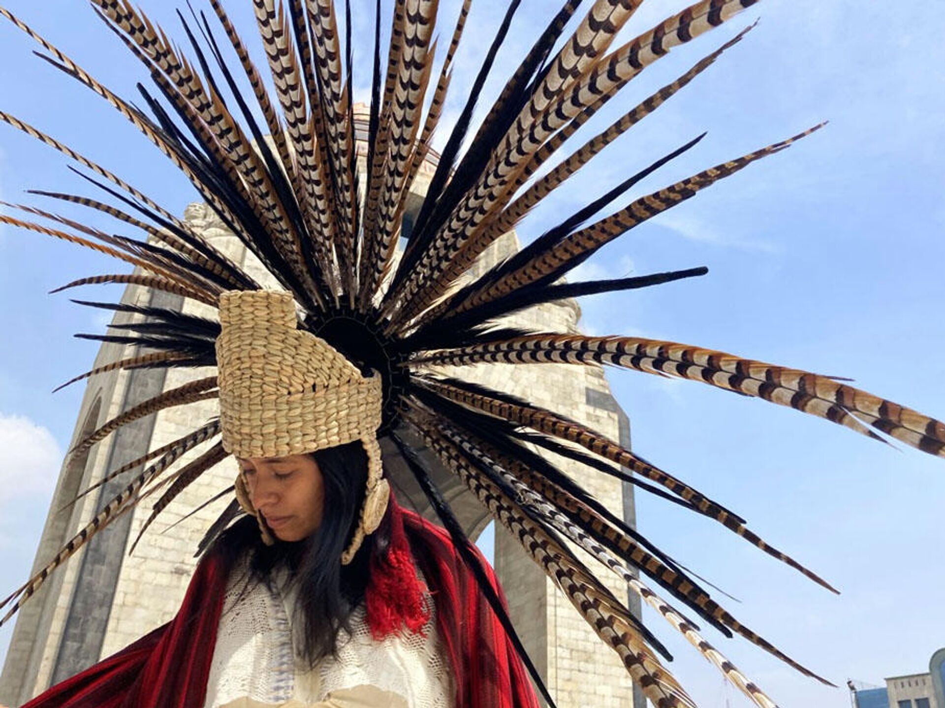 Celebración de 500 años de resistencia tenochka, Ciudad de México  - Sputnik Mundo, 1920, 14.08.2021