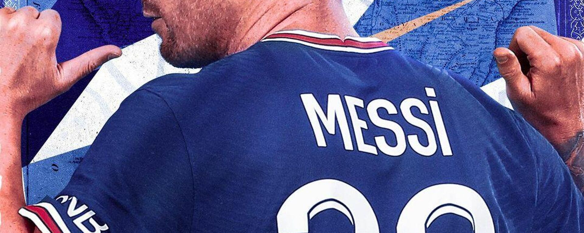 Camiseta Lionel Messi - Sputnik Mundo, 1920, 14.08.2021