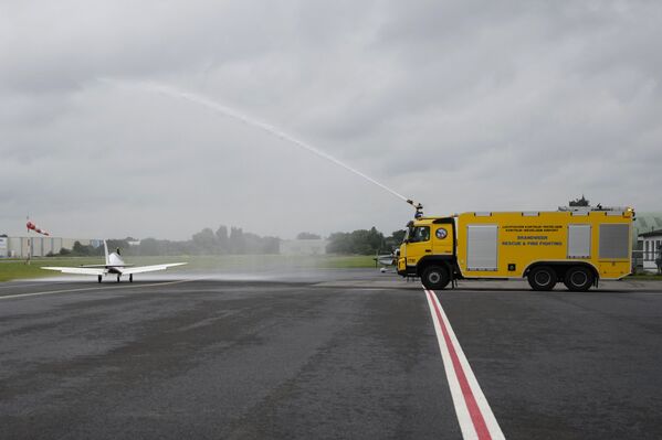 Durante sus escalas, Rutherford planea reunirse con escolares y jóvenes en diferentes países. Espera promocionar así la aviación entre las jóvenes y mostrarles que pueden lograr lo que quieran. - Sputnik Mundo