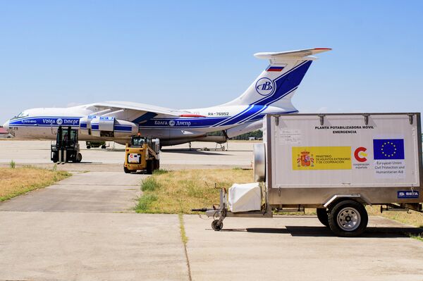 Ayuda humanitaria de España a Haití - Sputnik Mundo