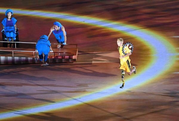 Los Juegos Paralímpicos de Tokio debían celebrarse del 25 de agosto al 6 de septiembre de 2020, pero fueron aplazados debido a la pandemia. En la foto: la ceremonia de inauguración de los Juegos Paralímpicos 2020. - Sputnik Mundo