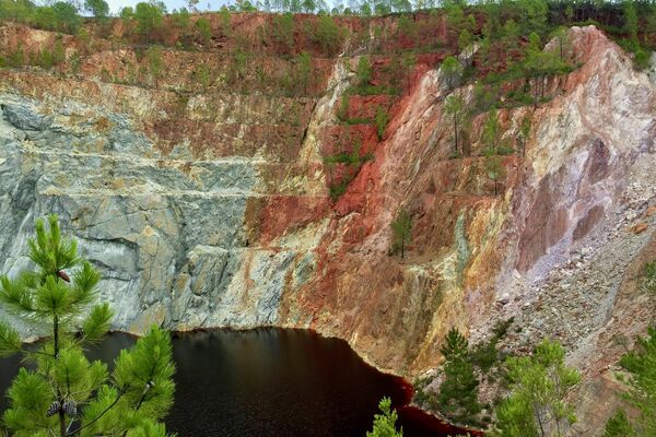 Paisaje marciano en minas de Riotinto (Huelva) - Sputnik Mundo