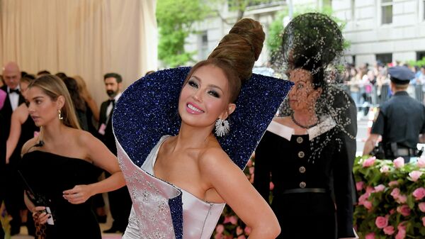 Thalia attends The 2019 Met Gala Celebrating Camp - Sputnik Mundo