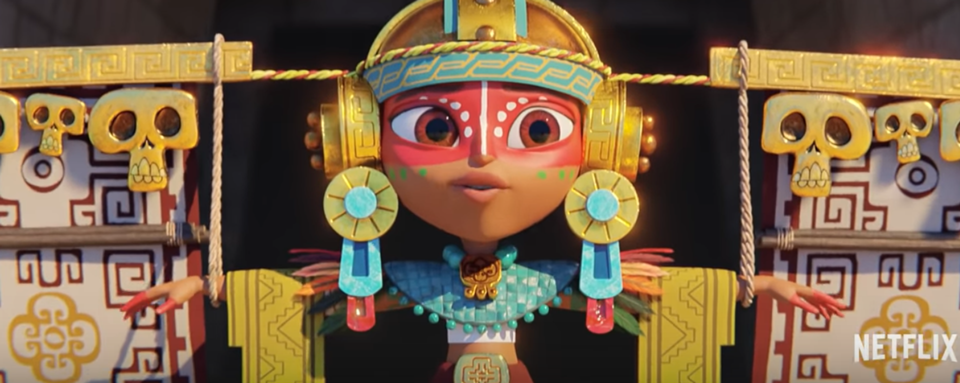 La guerrera Maya, la protagonista de la serie de Netflix 'Maya y los tres' - Sputnik Mundo, 1920, 26.08.2021