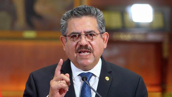 Manuel Merino, expresidente de Perú - Sputnik Mundo