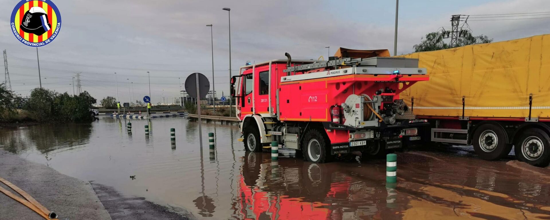 Intervenciones de los bomberos por las fuertes lluvias en Sagunto - Sputnik Mundo, 1920, 30.08.2021