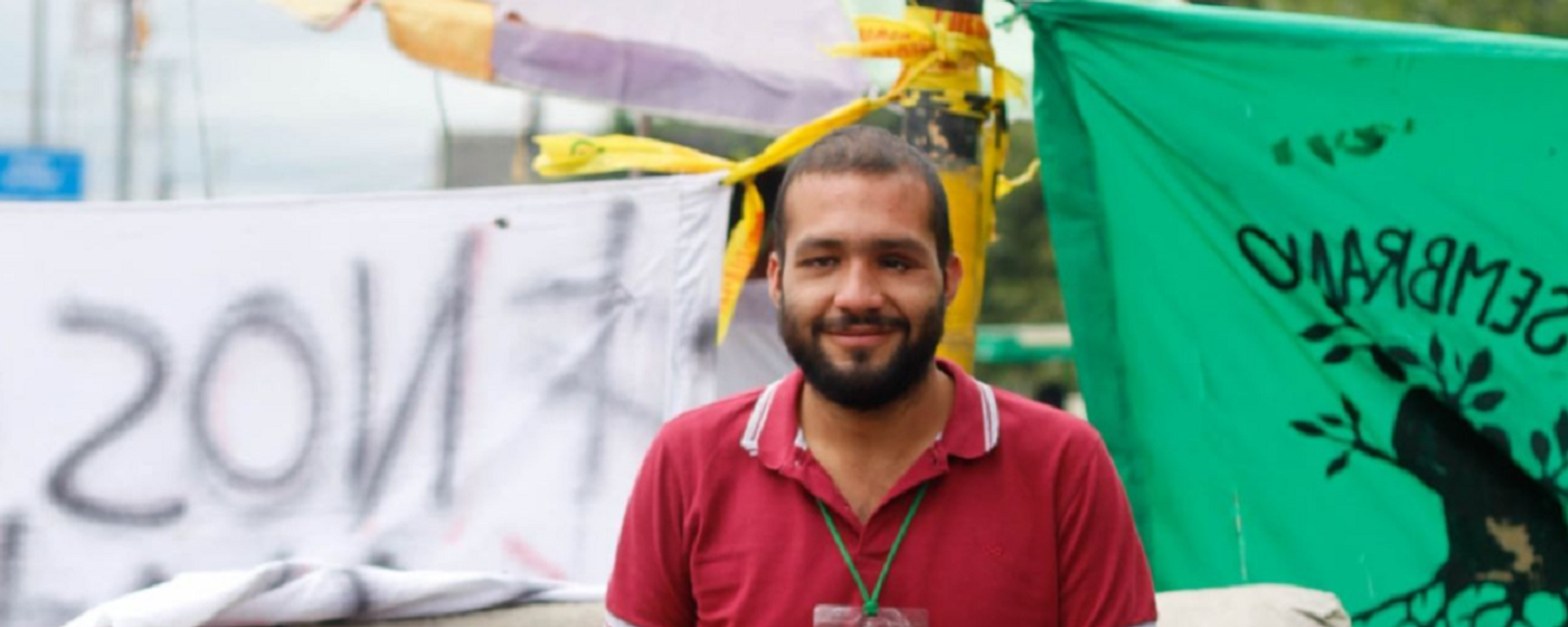 El joven colombiano Esteban Mosquera, que perdió un ojo por la represión policial en 2018 y fue asesinado en 2021 - Sputnik Mundo, 1920, 31.08.2021