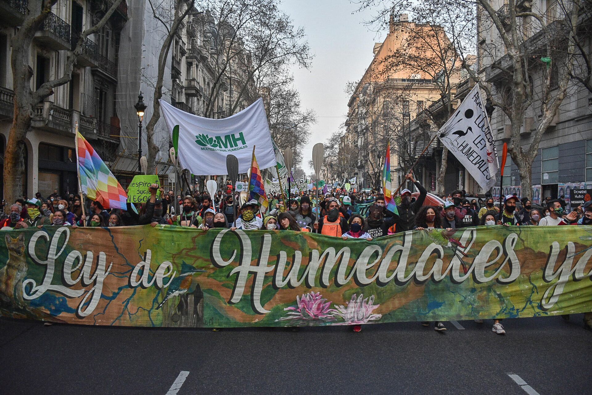 Marcha por la Ley de Humedales en Argentina - Sputnik Mundo, 1920, 01.09.2021