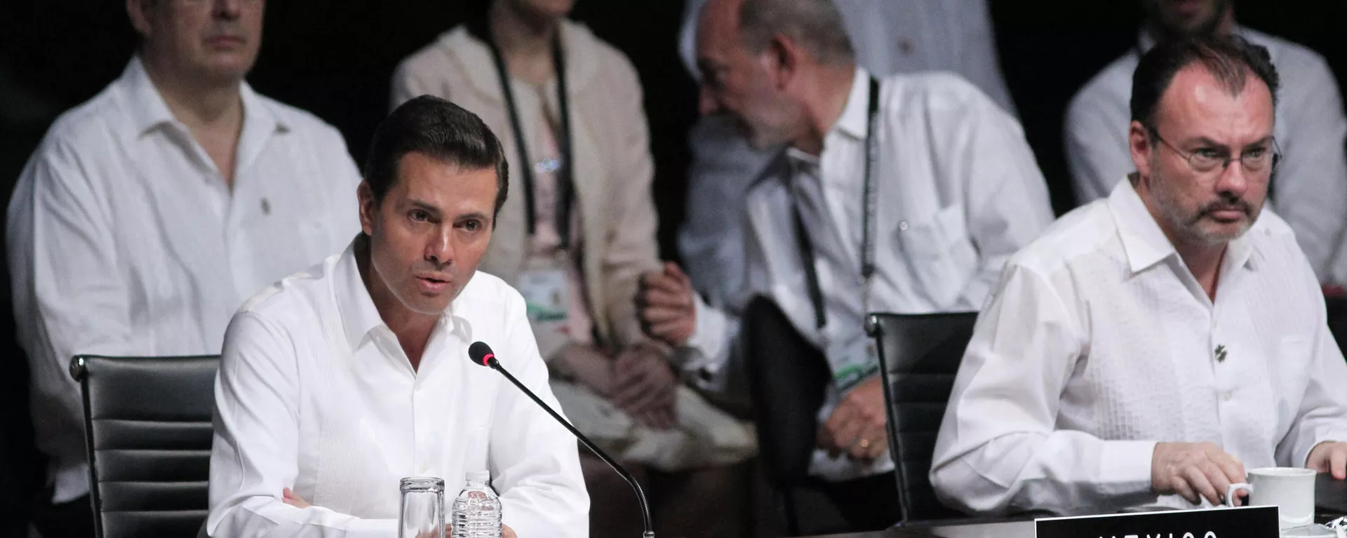 Enrique Peña Nieto y Luis Videgaray Enrique Peña Nieto y Luis Videgaray - Sputnik Mundo, 1920, 01.09.2021
