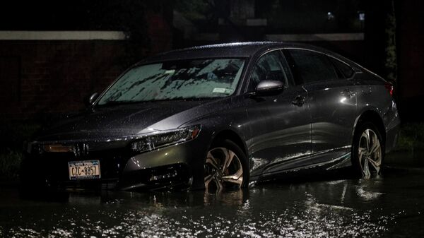 Las consecuencias de las inundaciones en Nueva York - Sputnik Mundo