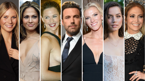 De izquierda a derecha: Gwyneth Paltrow, Jennifer Lopez, Jennifer Garner, Ben Affleck, Lindsay Shookus, Ana de Armas - Sputnik Mundo