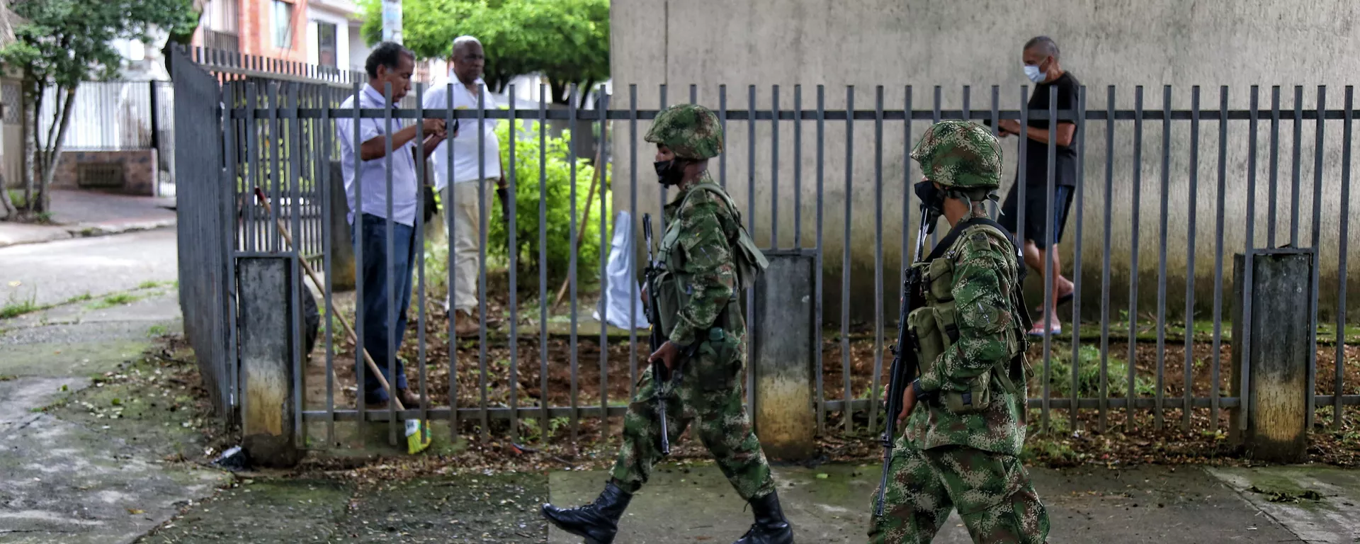Militares en las calles de Cali, Colombia (archivo) Militares en las calles de Cali, Colombia (archivo) - Sputnik Mundo, 1920, 13.07.2022