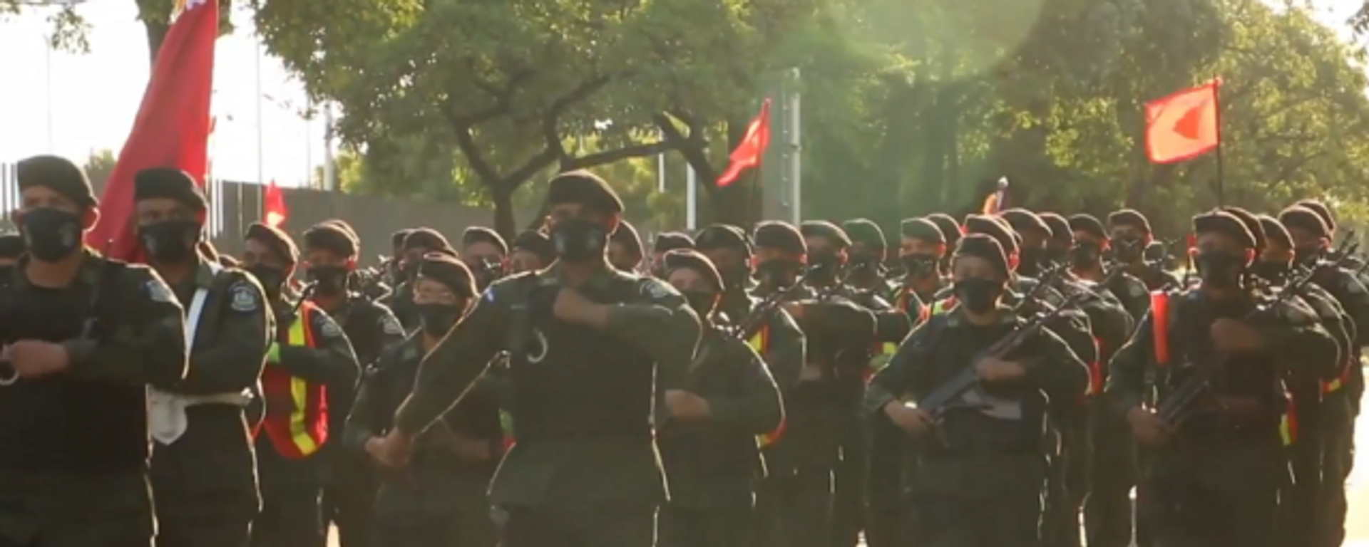 Vídeo: el Ejército de Nicaragua celebra sus 42 años con un desfile en Managua Vídeo: el Ejército de Nicaragua celebra sus 42 años con un desfile en Managua - Sputnik Mundo, 1920, 04.09.2021