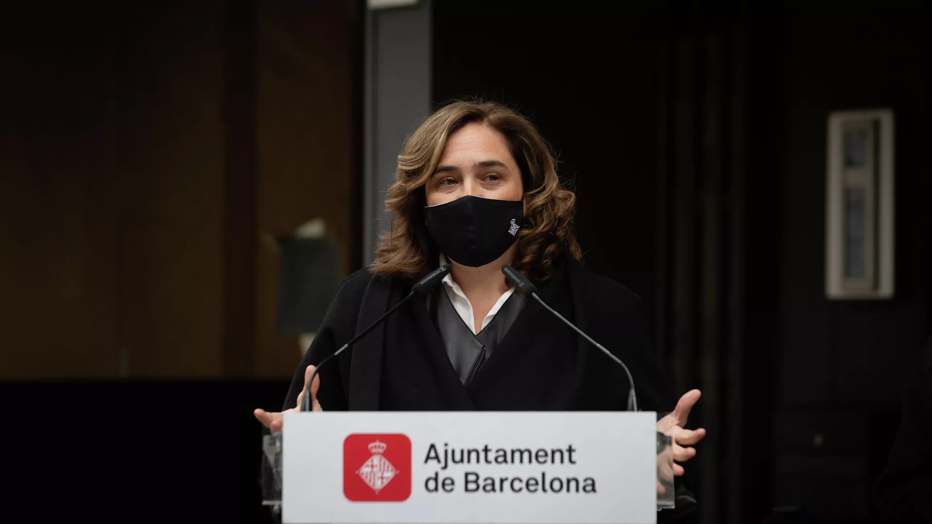 La alcaldesa de Barcelona, Ada Colau