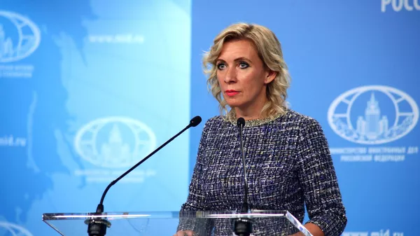 La portavoz de la cancillería rusa, María Zajárova - Sputnik Mundo