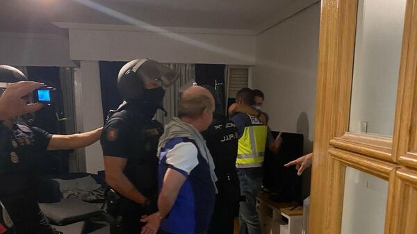 Momento de la detención de Hugo Carvajal, buscado por la Justicia para su extradición a EEUU - Sputnik Mundo