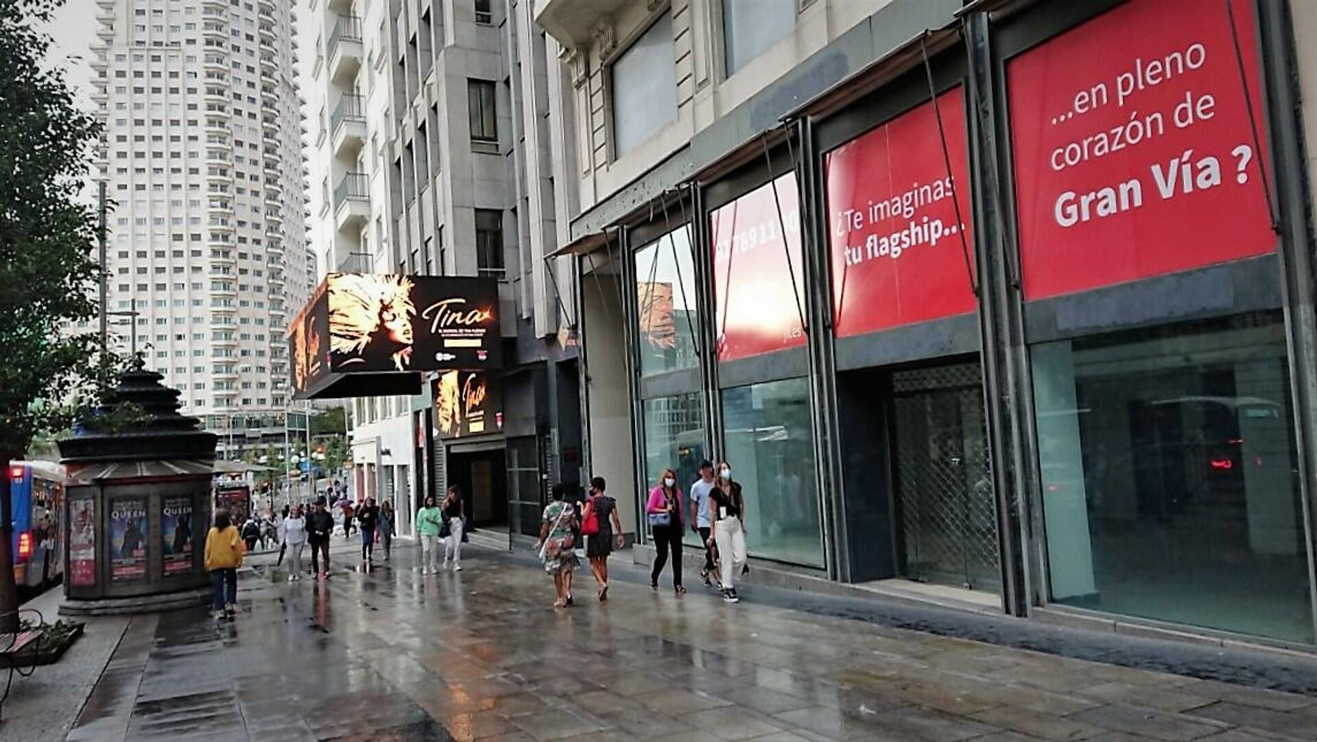 Cartel del musical 'Tina' en la Gran Vía de Madrid - Sputnik Mundo, 1920, 13.09.2021