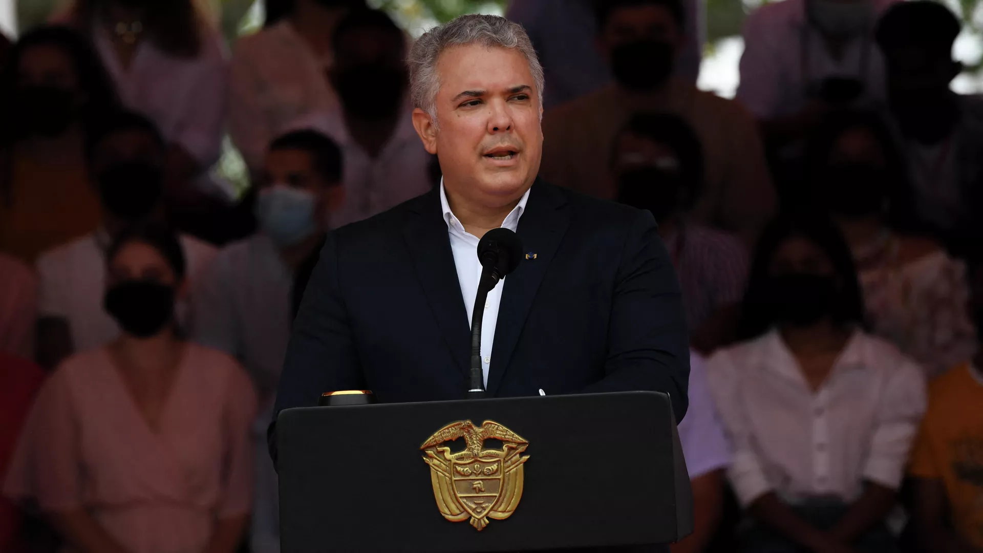 El presidente de Colombia, Iván Duque El presidente de Colombia, Iván Duque - Sputnik Mundo, 1920, 21.09.2021