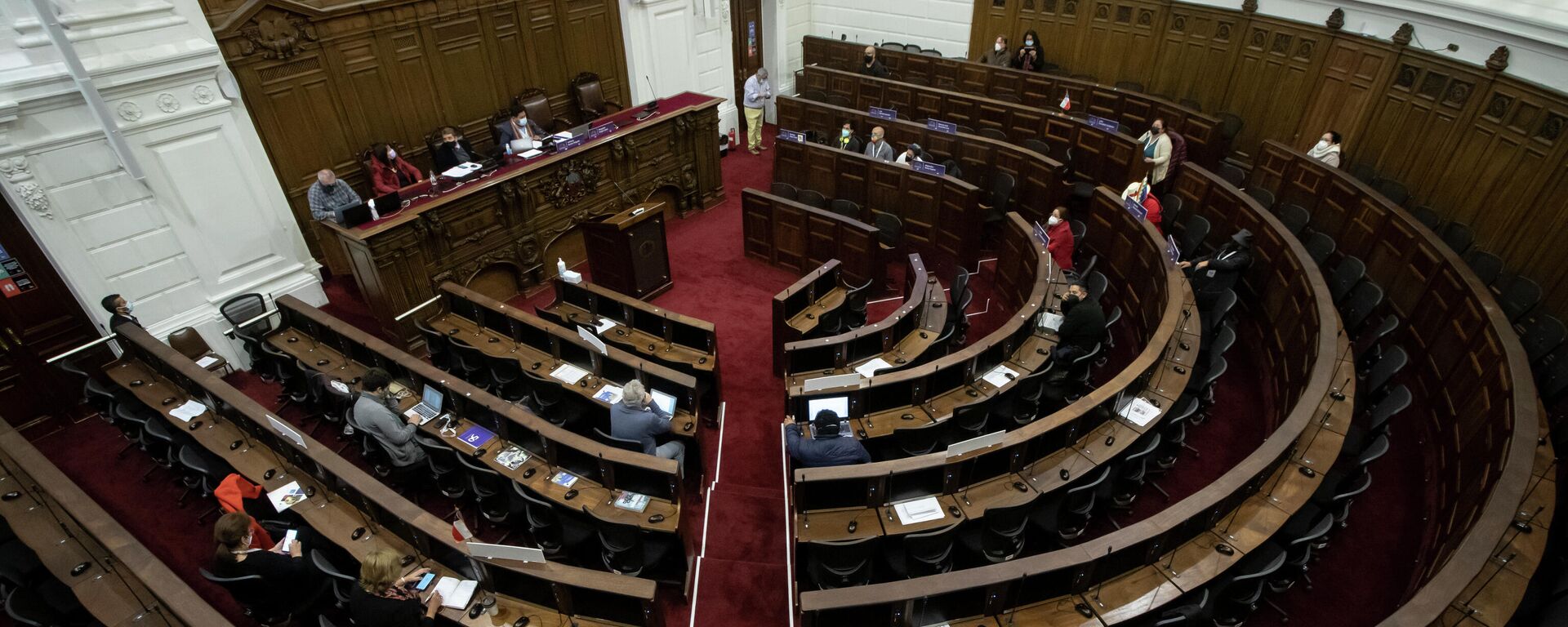 Salón de la Convención Constitucional de Chile - Sputnik Mundo, 1920, 16.09.2021