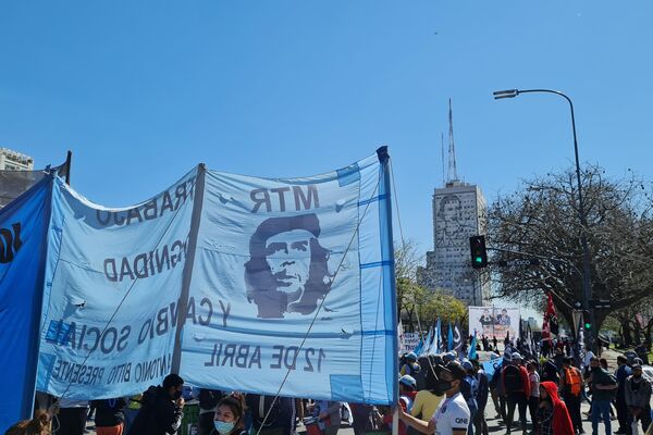 Movimientos de desocupados marchan en Argentina - Sputnik Mundo