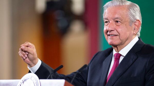 Andrés Manuel López Obrador, presidente de México - Sputnik Mundo