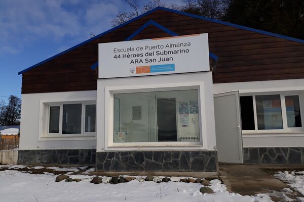 La escuela 44 Héroes del Submarino ARA San Juan, en Puerto Almanza, Tierra del Fuego - Sputnik Mundo