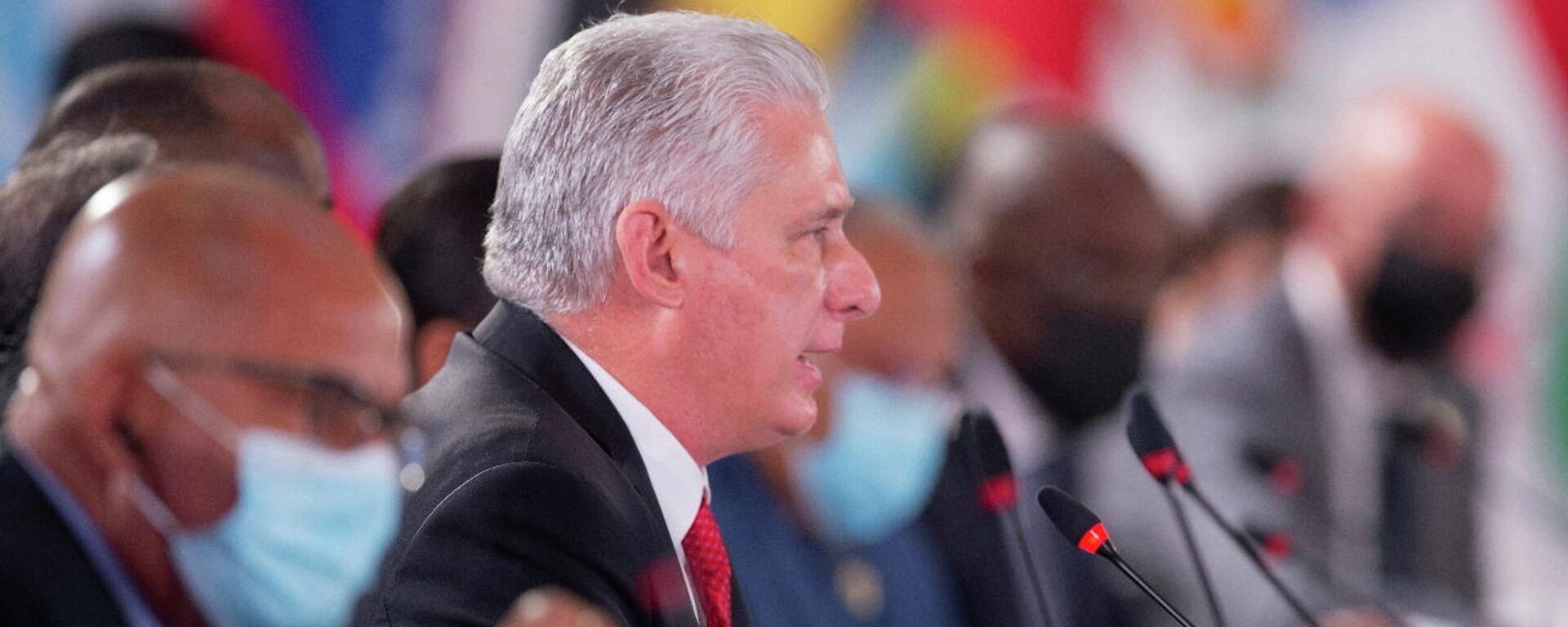 El presidente de Cuba, Miguel Díaz-Canel, en la Cumbre de la CELAC - Sputnik Mundo, 1920, 18.09.2021