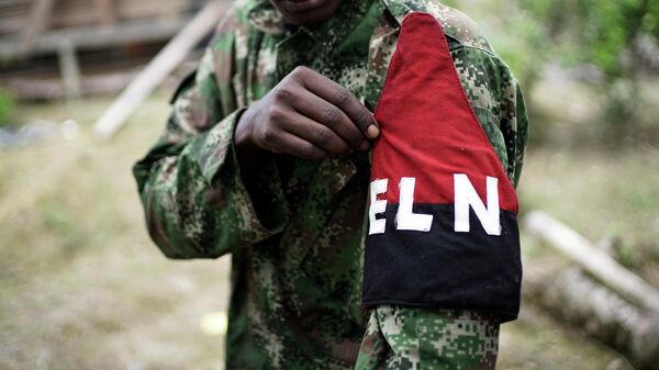 Un miembro del ELN, foto de archivo - Sputnik Mundo