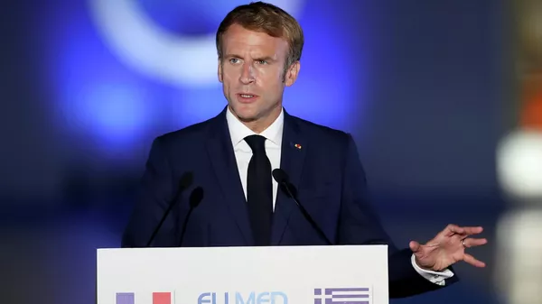 Emmanuel Macron, presidente de Francia - Sputnik Mundo