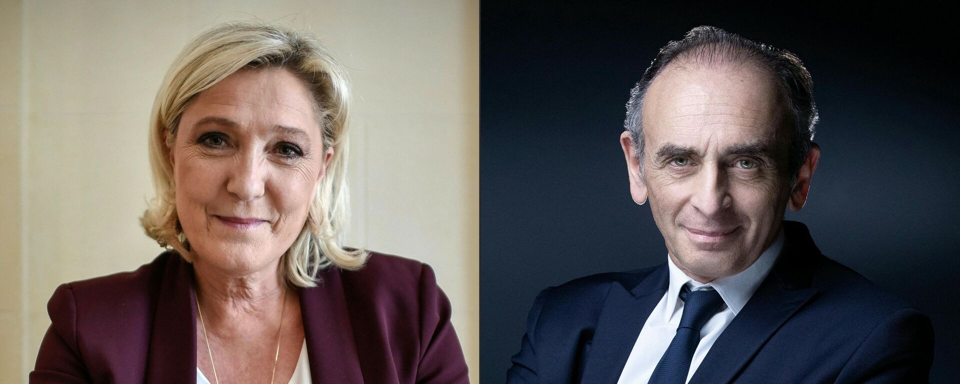 Marine Le Pen, Eric Zemmour - Sputnik Mundo, 1920, 20.09.2021