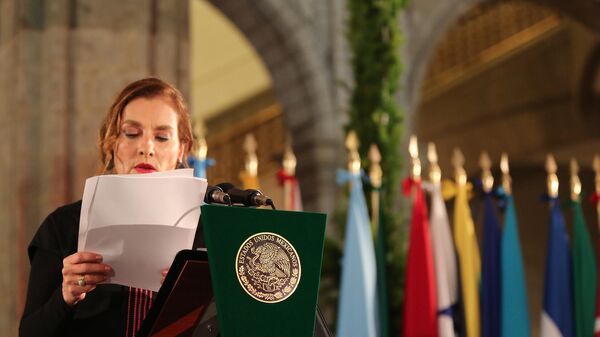 Gutiérrez Müller, escritora mexicana y esposa de Andrés Manuel López Obrador, presidente de la República - Sputnik Mundo