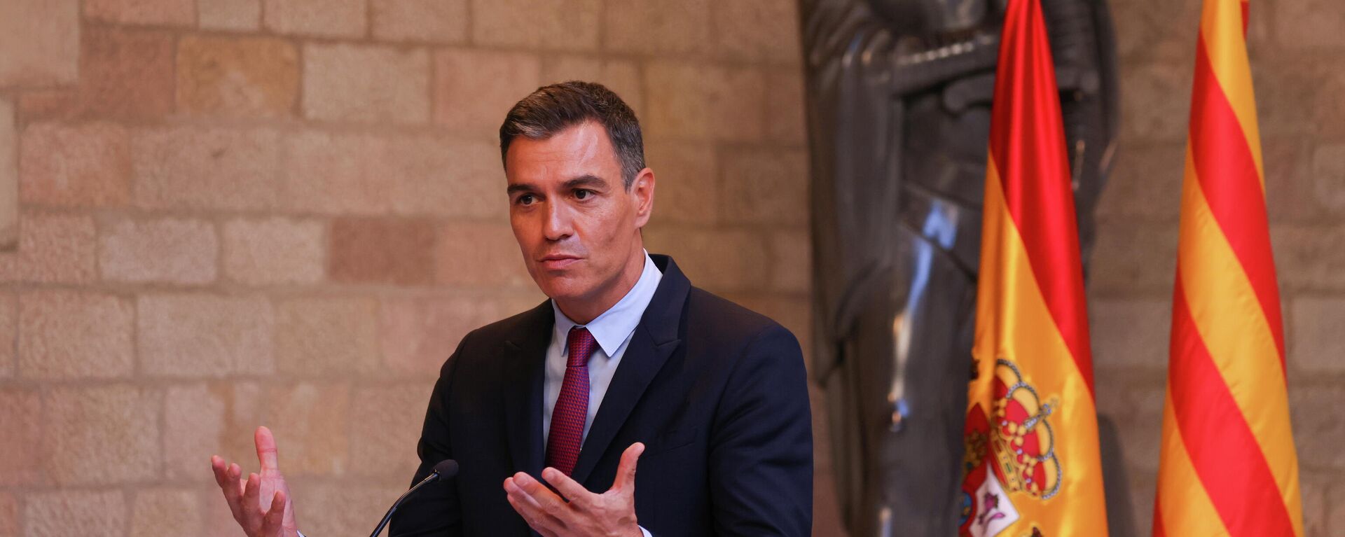 El presidente del Gobierno de España, Pedro Sánchez - Sputnik Mundo, 1920, 01.10.2021