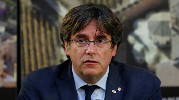 Carles Puigdemont, expresidente de Cataluña  - Sputnik Mundo