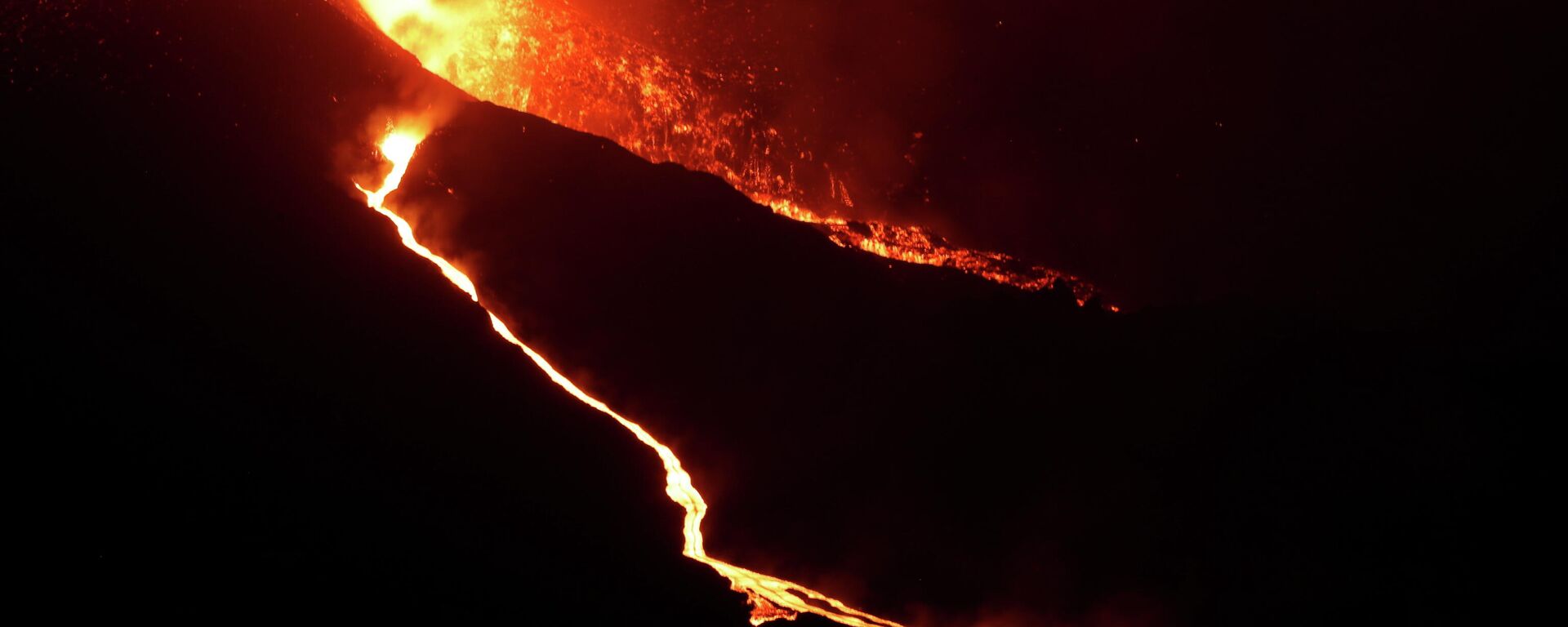 La erupción del volcán en La Palma La erupción del volcán en La Palma - Sputnik Mundo, 1920, 26.09.2021