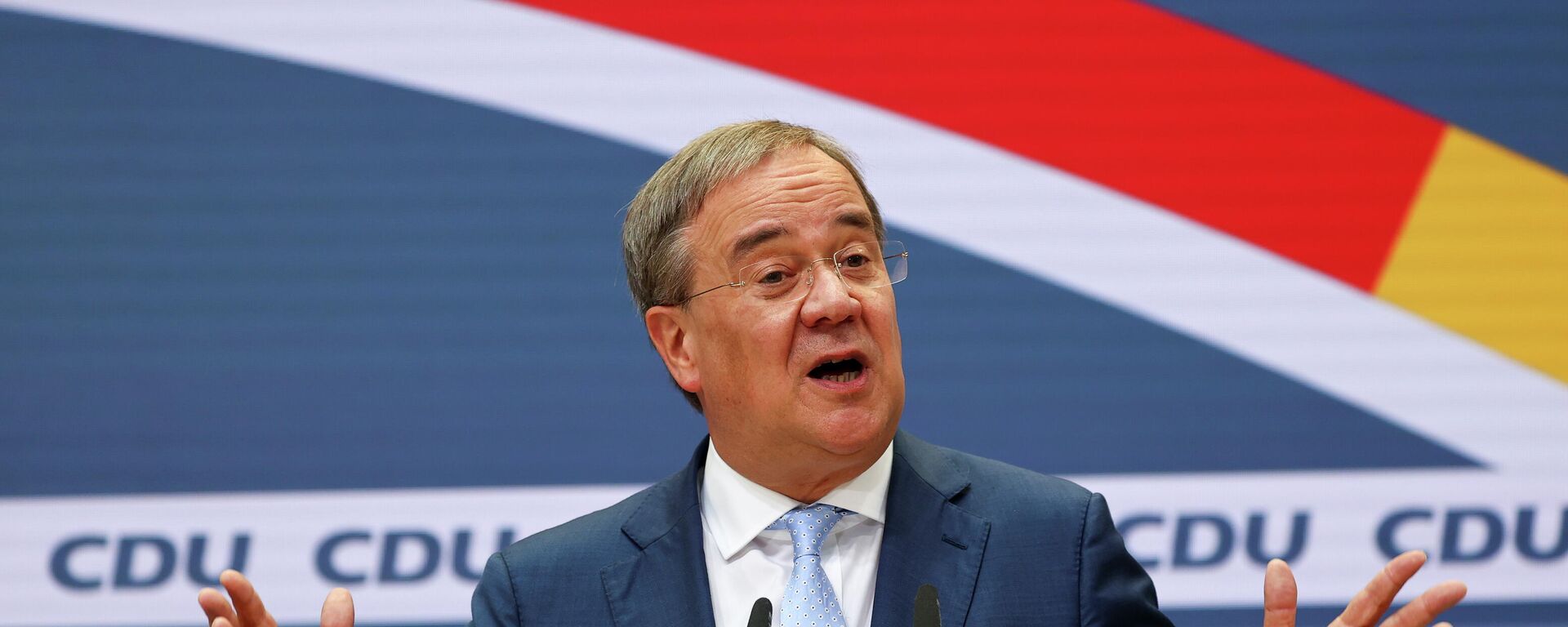 Armin Laschet, candidato a canciller de Alemania de la alianza de la Unión Demócrata Cristiana y la Unión Social Cristiana (CDU/CSU) - Sputnik Mundo, 1920, 27.09.2021