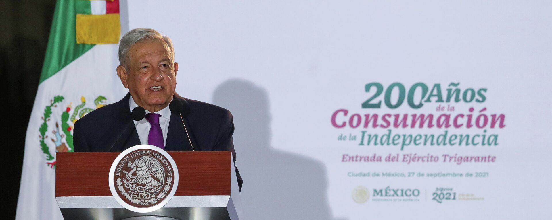 El presidente de México, Andrés Manuel López Obrador - Sputnik Mundo, 1920, 28.09.2021