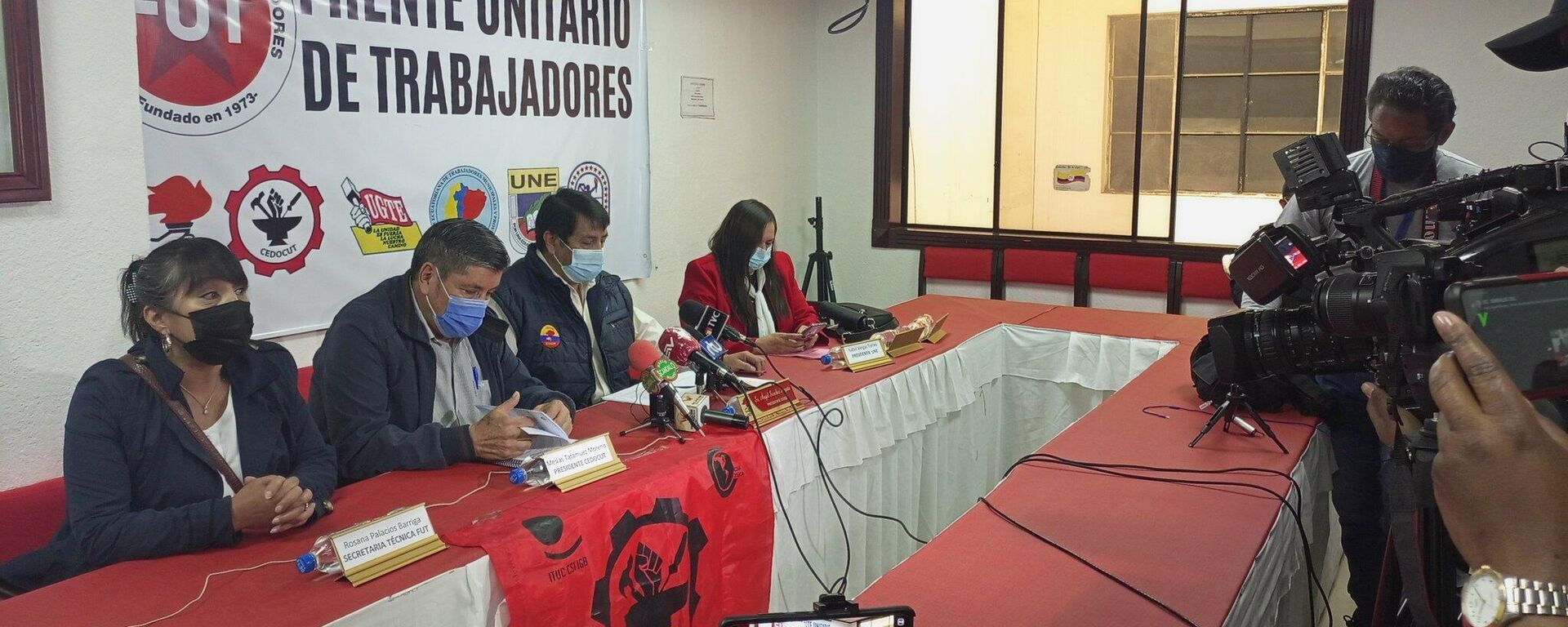 Frtente Unitario de Trabajadores de Ecuador Frtente Unitario de Trabajadores de Ecuador - Sputnik Mundo, 1920, 28.09.2021
