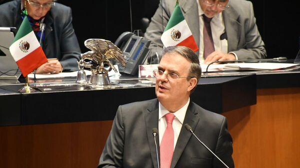 Marcelo Ebrard, canciller mexicano - Sputnik Mundo