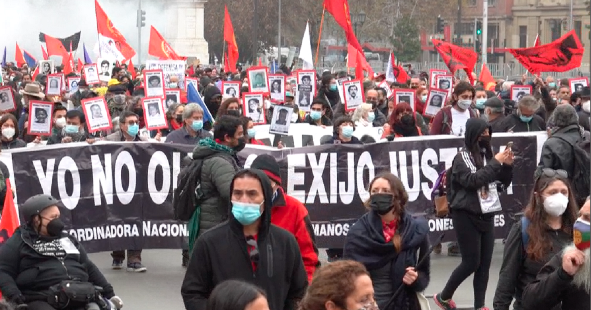 Marcha 11 de septiembre de 2021, encabezada por Alicia Lira  - Sputnik Mundo, 1920, 30.09.2021