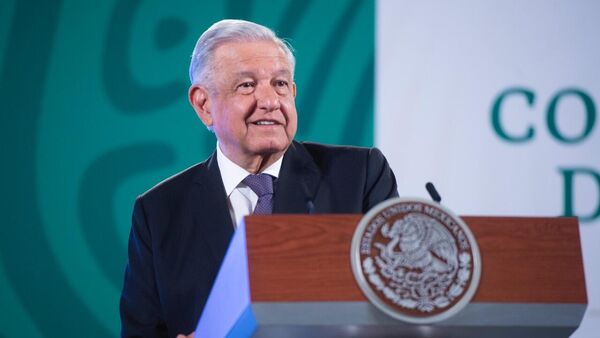 Andrés Manuel López Obrador, presidente de México - Sputnik Mundo