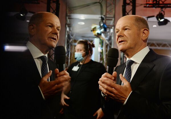 El representante del Partido Socialdemócrata (SPD) y ministro de Economía alemán, Olaf Scholz, se convirtió este año en el nuevo canciller federal de Alemania, sucediendo a Angela Merkel, que ocupaba el cargo desde 2005. - Sputnik Mundo