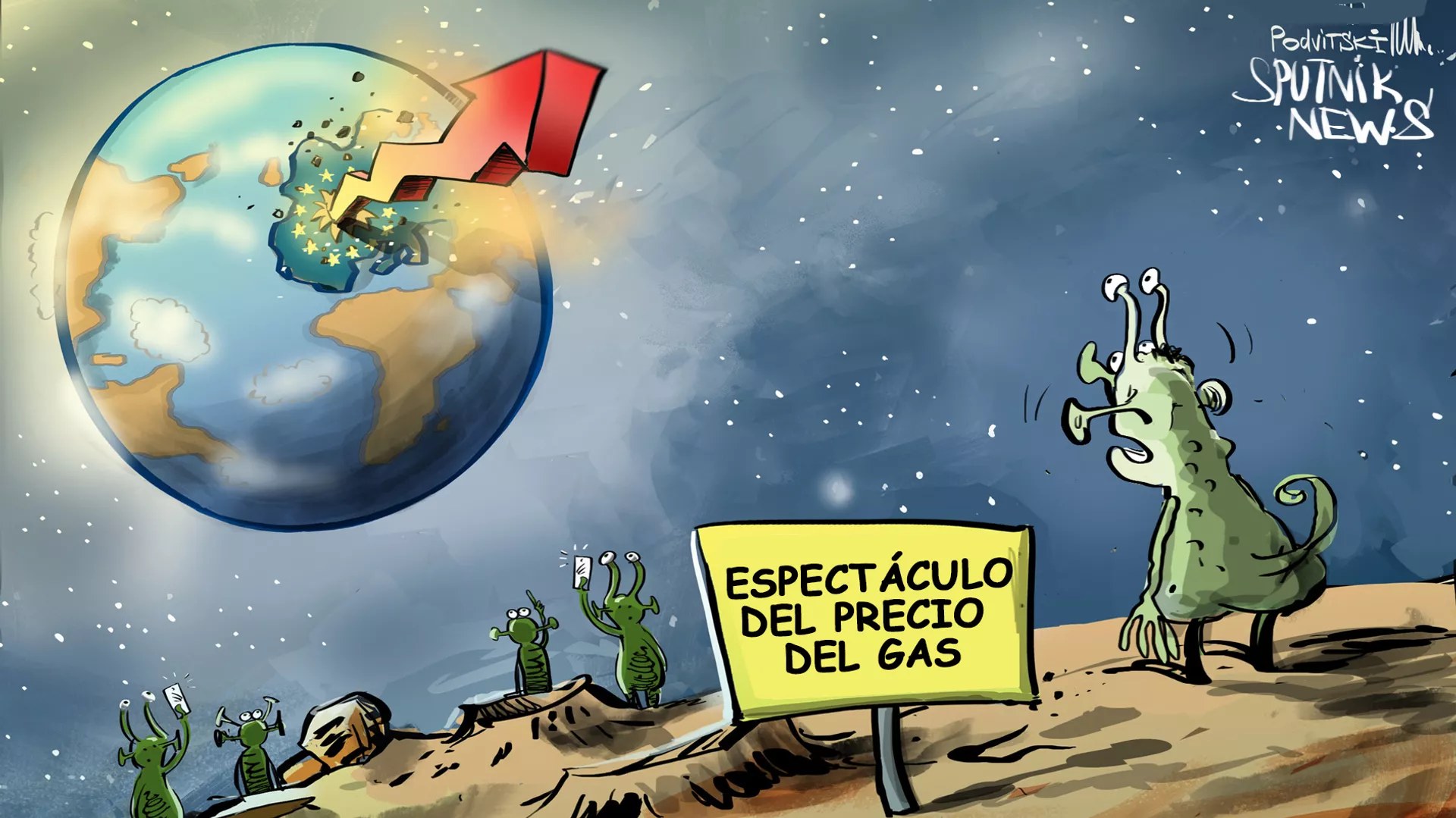 Sigue aumentando el precio del gas en Europa