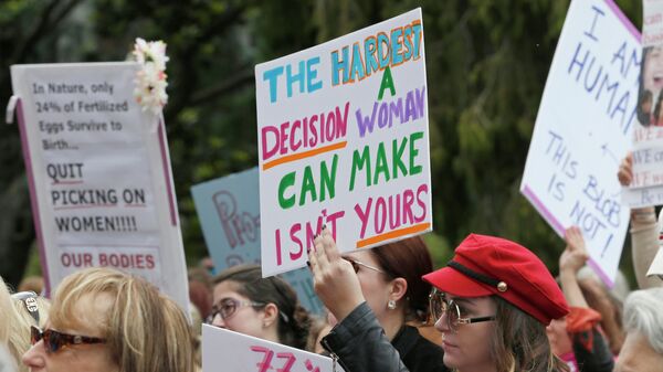 Una marcha en apoyo del acceso al aborto en EEUU (archivo) - Sputnik Mundo