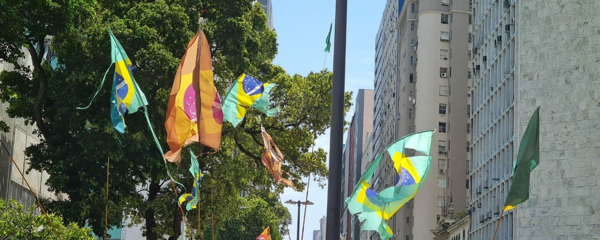 La izquierda brasileña protesta en las calles contra el Gobierno de Bolsonaro - Sputnik Mundo, 1920, 28.10.2022