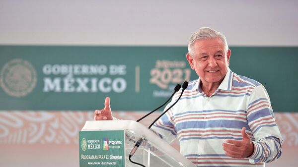 Andrés Manuel López Obrador, presidente de México - Sputnik Mundo