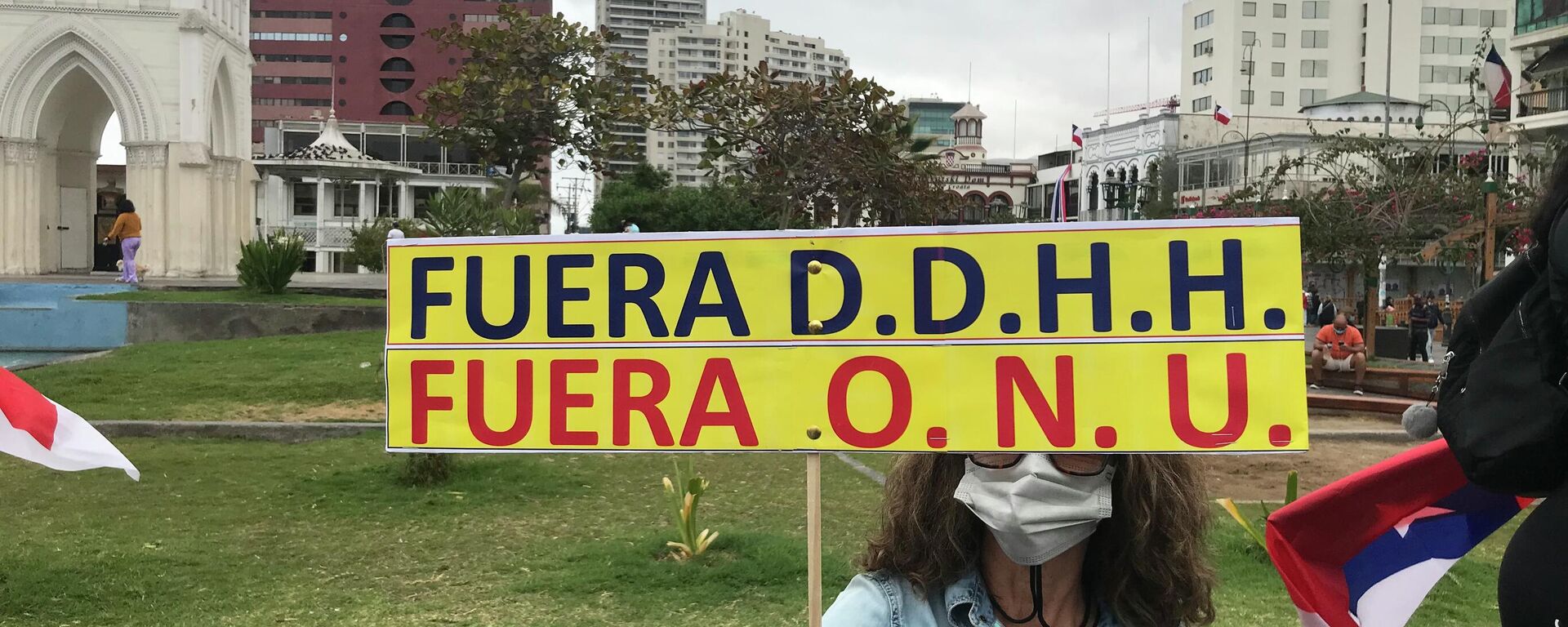 Marcha antiinmigración en Iquique - Sputnik Mundo, 1920, 05.10.2021