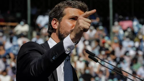 Pablo Casado, presidente del PP - Sputnik Mundo