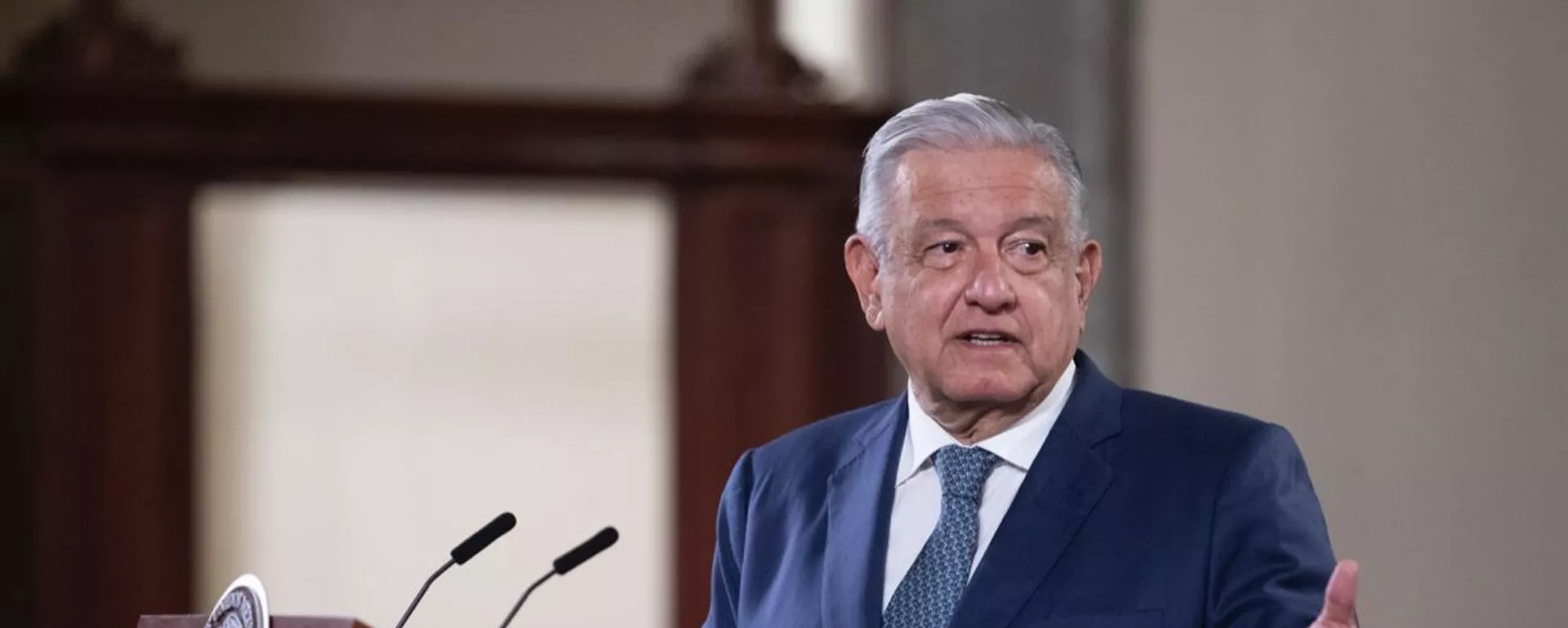Andrés Manuel López Obrador, presidente de México Andrés Manuel López Obrador, presidente de México - Sputnik Mundo, 1920, 22.10.2021